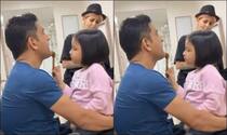 Ziva Turns Make-up Artist For MS Dhoni, Video Goes Viral | WATCH