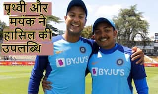 India vs new zealand prithvi shaw mayank agarwal becomes fourth opening pair for india to made their debut in the same odi 3932904