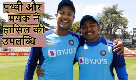 India vs new zealand prithvi shaw mayank agarwal becomes fourth opening pair for india to made their debut in the same odi 3932904