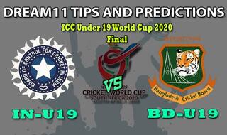 IN-U19 vs BD-U19 Dream11 Team Prediction ICC Under-19 World Cup 2020 Final: Captain And Vice-Captain, Fantasy Cricket Tips India U19 vs Bangladesh U19 at Senwes Park, Potchefstroom 1:30 PM IST