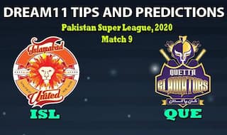 ISL vs QUE Dream11 Team Prediction, Pakistan Super League 2020, Match 9: Captain And Vice-Captain, Fantasy Cricket Tips Islamabad United vs Quetta Gladiators at Rawalpindi Cricket Stadium, Rawalpindi 7:30 PM IST