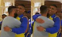 Video suresh raina greets ms dhoni csk fans go crazy on twitter 3959825