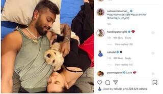 Covid 19 natasa stankovic posts self isolation picture with hardik pandya urges fans to stay home 3981639