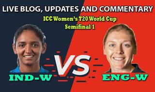Live Cricket Score, India vs England, Semifinal, ICC Women’s T20 World Cup