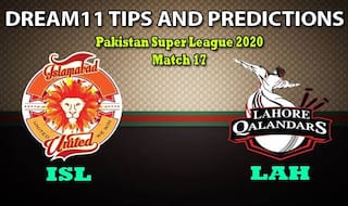 ISL vs LAH PSL Dream11 Team Prediction, Pakistan Super League 2020, Match 17: Captain And Vice-Captain, Fantasy Cricket Tips Islamabad United vs Lahore Qalandars at Gaddafi Stadium, Lahore 7:30 PM IST