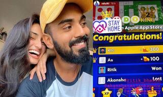 Kl rahul wins online ludo against athiya shetty shares the screenshot of his victory 4010478