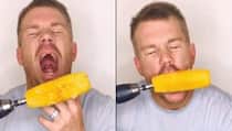 David warner did stunt asks fans not to try at home