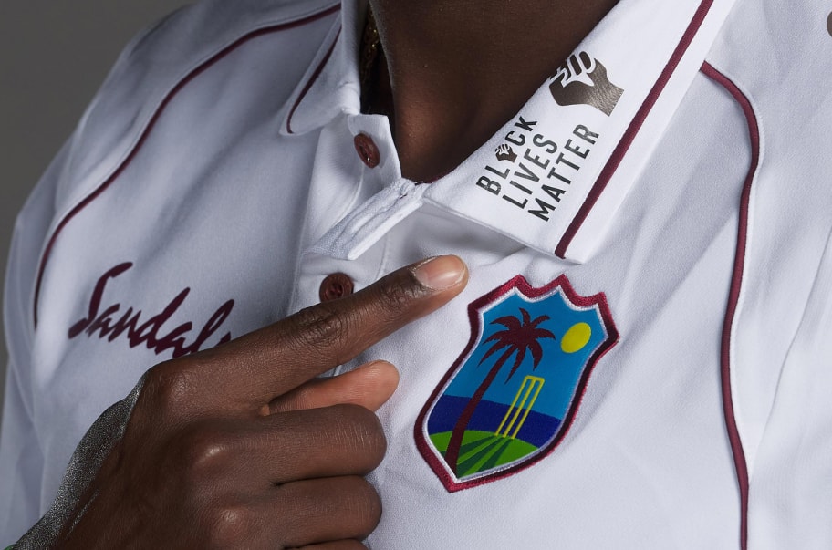 England cricket team will join West Indies side in wearing Black Live matters logo on shirt collars during the Test Series