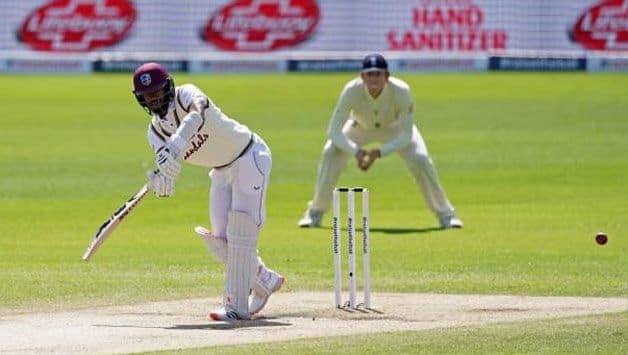 Eng vs WI, Day 4 Lunch Report: England Toil Hard as Brathwaite Holds Fort in Manchester