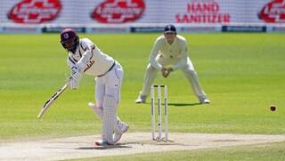 Eng vs WI, Day 4 Lunch Report: England Toil Hard as Brathwaite Holds Fort in Manchester