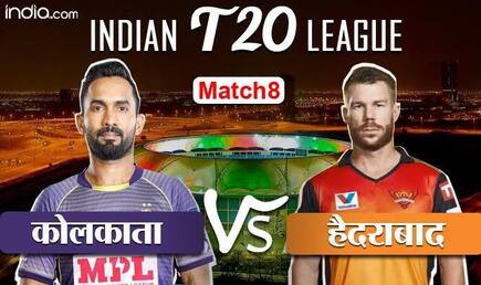 Dream ipl 2020 kkr vs srh live updates and latest news playing 11 ball by ball commentry 8th match of indian premier league between kolkata knight riders vs sunrisers hyderabad 4153478