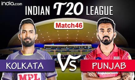 LIVE IPL 2020 KKR vs KXIP Scorecard, IPL Today’s Match Live Score And Updates Online Match 46: Confident Punjab Aim to Sustain Momentum vs Rejuvenated Kolkata