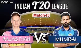 IPL 2020 LIVE Score RR vs MI Match 45 Today’s Match Live Cricket Updates Online: Rajasthan Royals Face Mighty Mumbai Indians in Must-win Clash