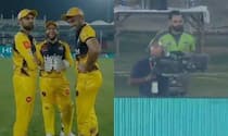 PSL Playoffs: Imam-ul-Haq Hilariously Trolls Mohammad Hafeez During Pakistan Super League Eliminator Between Peshawar Zalmi-Lahore Qalandars | WATCH