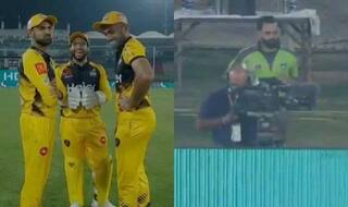 PSL Playoffs: Imam-ul-Haq Hilariously Trolls Mohammad Hafeez During Pakistan Super League Eliminator Between Peshawar Zalmi-Lahore Qalandars | WATCH