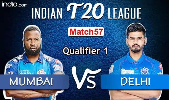 Live Ipl 2020 Mi Vs Dc Scorecard Ipl 2020 Match Today Live Score And Updates Online Qualifier 1 Little To Separate As Ambitious Delhi Take On Mighty Mumbai Cricket Country