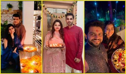 Diwali 2020 indian cricketers celebrated deepawali their families bcci president sourav ganguly to suresh raina 4211076