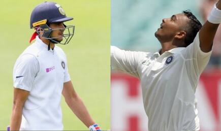 IND vs AUS: Has Prithvi shaw lost his opening lost after consecutive poor batting performance in australia