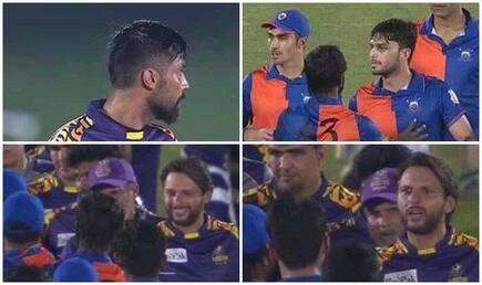 Shahid Afridi Wins Twitterverse With Golden Advice to Afghan Pacer Naveen-ul-Haq After Heated Argument With Mohammad Amir During LPL 2020 Game