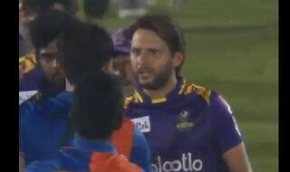 Lpl 2020 shahid afridi engaged in verbal spat with afghanistan bowler naveen ul haq in lanka premier league 4235610