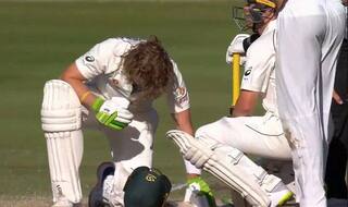 India A vs Australia A: Test Hopeful Will Pucovski Walks Off The Field After Blow to Helmet | Watch Video