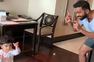 India vs England 2021: Ajinkya Rahane Dancing With Daughter on Day 1 of Quarantine in Chennai Ahead of 1st Test is Unmissable | WATCH VIDEO