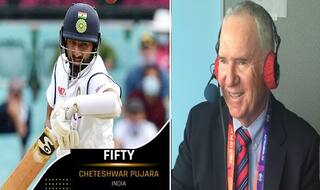 india vs australia cheteshwar pujara was almost scared to play shot says allan border