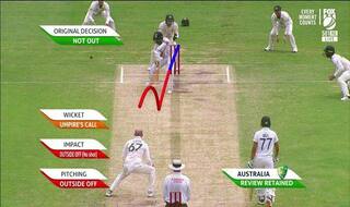 Cheteshwar Pujara Surviving DRS Scare Sparks Umpire’s Call Controversy During 4th Test Day 5 at Brisbane | WATCH VIDEO