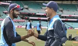 IND vs AUS 3rd Test, Day 1 WATCH: Navdeep Saini Gets His Test Cap From Jasprit Bumrah