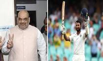 India vs england amit shah hopes cheteshwar pujara to score double hundred in pink ball test 4447385