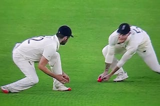 Watch ben stokes clear drop catch causes social media flutter 4447881