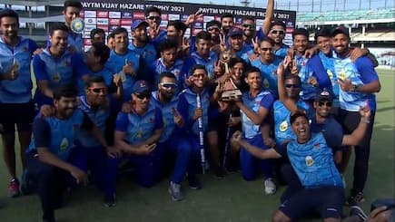 Prithvi Shaw, Aditya Tare Star as Mumbai Beat Uttar Pradesh by 6 Wickets to Win Vijay Hazare Trophy Title