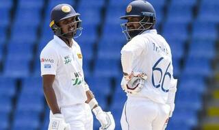 wi vs sl 1st test lahiru thirimanne and oshada fernando help sri lanka to bounce back against west indies