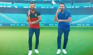 watch video rohit sharma and virat kohli dance together in new theme song of ipl