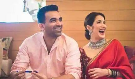 Zaheer khan along with wife sagarika ghatge worship in jharkhands temple 4479553