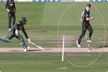 New zealand vs bangladesh 2nd odi jimmy neesham shows his football skills to run out tamim iqbal watch this video 4511305