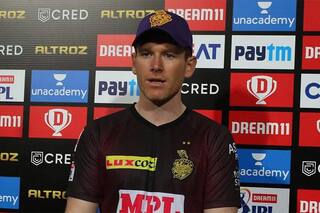 Eoin morgan after 4th consecutive win we were 40 run short batsman didnt show intent ipl 2021 rr vs kkr 4612844