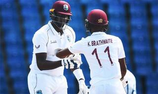 wi vs sl 2nd test at antigua west indies set 377 runs target against sri lanka