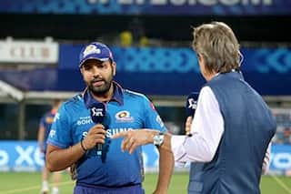Rohit sharma hails mumbai indians performance as team win today after two consecutive loose ipl 2021 mi vs rr 4625343