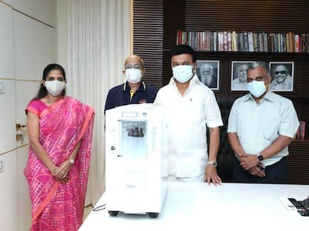 Chennai Super Kings Donate 450 Oxygen Concentrators to Tamil Nadu Government in Fight Against Covid-19