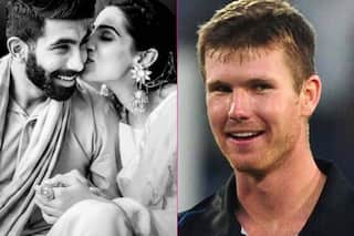 Jasprit Bumrah posts heartfelt birthday wish for wife Sanjana, Jimmy Neesham brutally trolls him