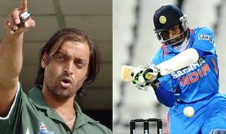 Shoaib akhtar to robin uthappa if you walked out and hit me today you might get a beamer at your head 4667861