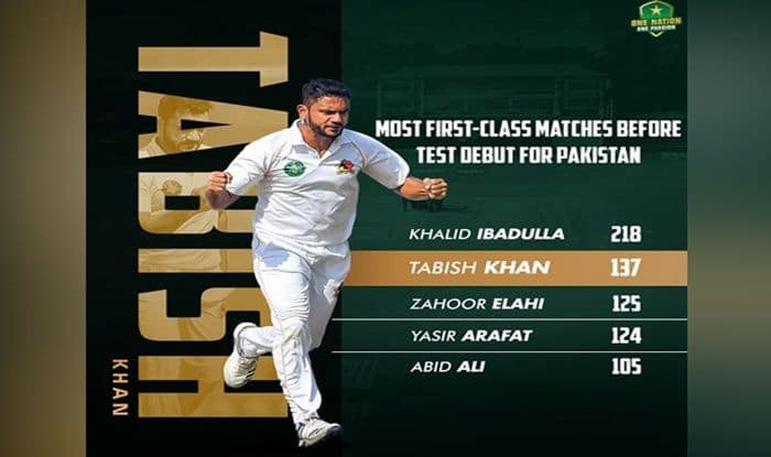 zim vs pak tabish khan becomes third-oldest test debutant for pakistan know who is the oldest