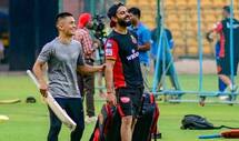 Sunil chhetri responds to virat kohli accidental crossbar shot 4692172