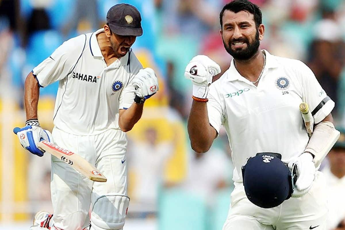 Rahul Dravid and Cheteshwar Pujara