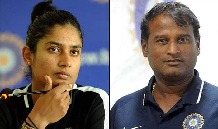 Mithali Raj, Ramesh Powar @ Twitter