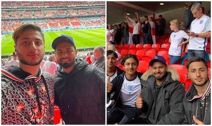 Rishabh Pant Spotted Without Mask at Wembley During England vs Germany EURO 2020 Match, PIC Goes Viral