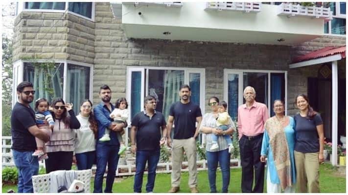 Dhoni With Friends   Family