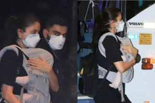 VIRAL PIC: First Glimpse of Vamika’s Face as Anushka Sharma-Virat Kohli Get Clicked at Mumbai Airport, Photo Inside