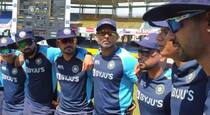India vs sri lanka 1st odi rahul dravid speech during suryakumar yadav ishan kishan debut 4824360